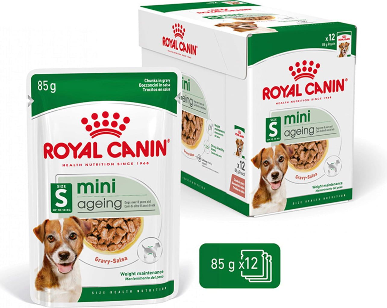 12x85g Royal Canin Mini Ageing 12+ - Cibo Umido per Cani 12x85g Royal Canin Mini Ageing 12+ - Cibo Umido per Cani